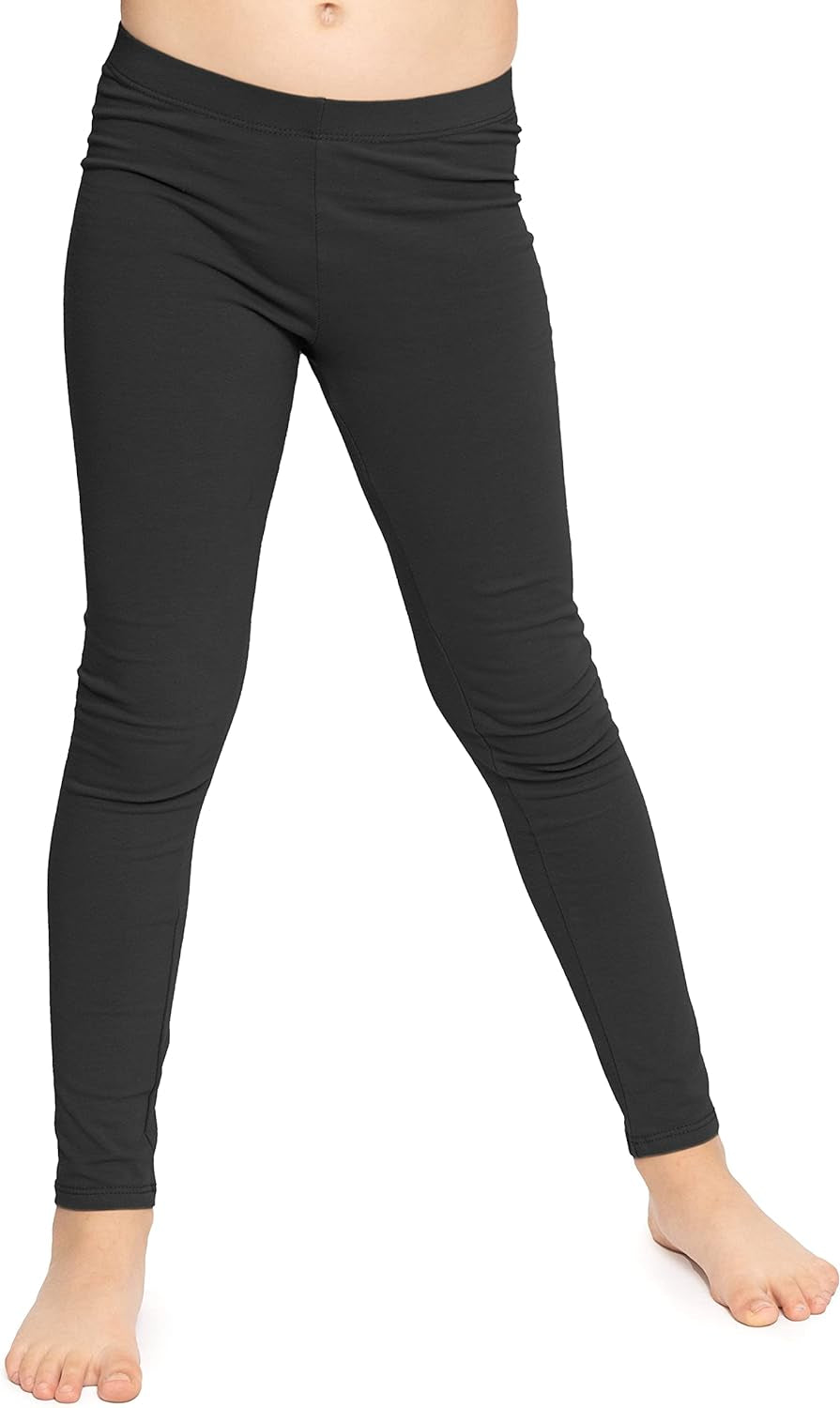 Oh so Soft Solid Youth Girls Leggings | Comfortable Fit for Everyday Activities | Size 2-16